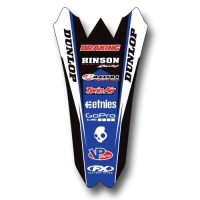 Déco garde boue arrière Factory Effex 250 YZF 2010/13 