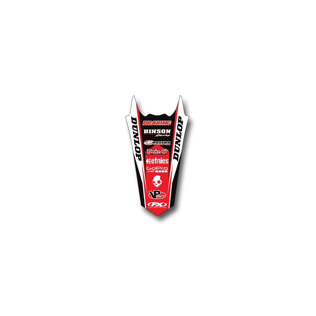 Déco garde boue arrière Factory Effex 450 CRF 05/08 