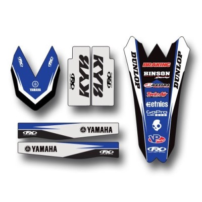 Kit déco GB avant/arrière, bras oscillant, fourche FX YZF 06/08 