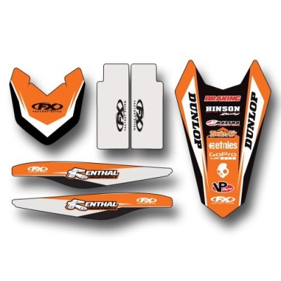 Kit déco GBAvAr,bras oscil.,fourche FX 125-520SX/F98/02+125-525SX/F03 
