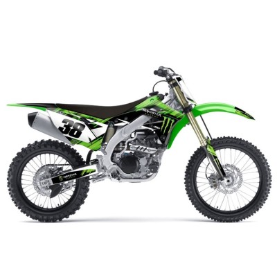 Kit déco cplt Monster FX15(ouies+GBav/ar+bras+fourch)450 KXF 06/08 
