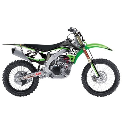 Kit déco cplt TwoTwo FX15(ouies+GBav/ar+bras+fourch)450 KXF06/08 