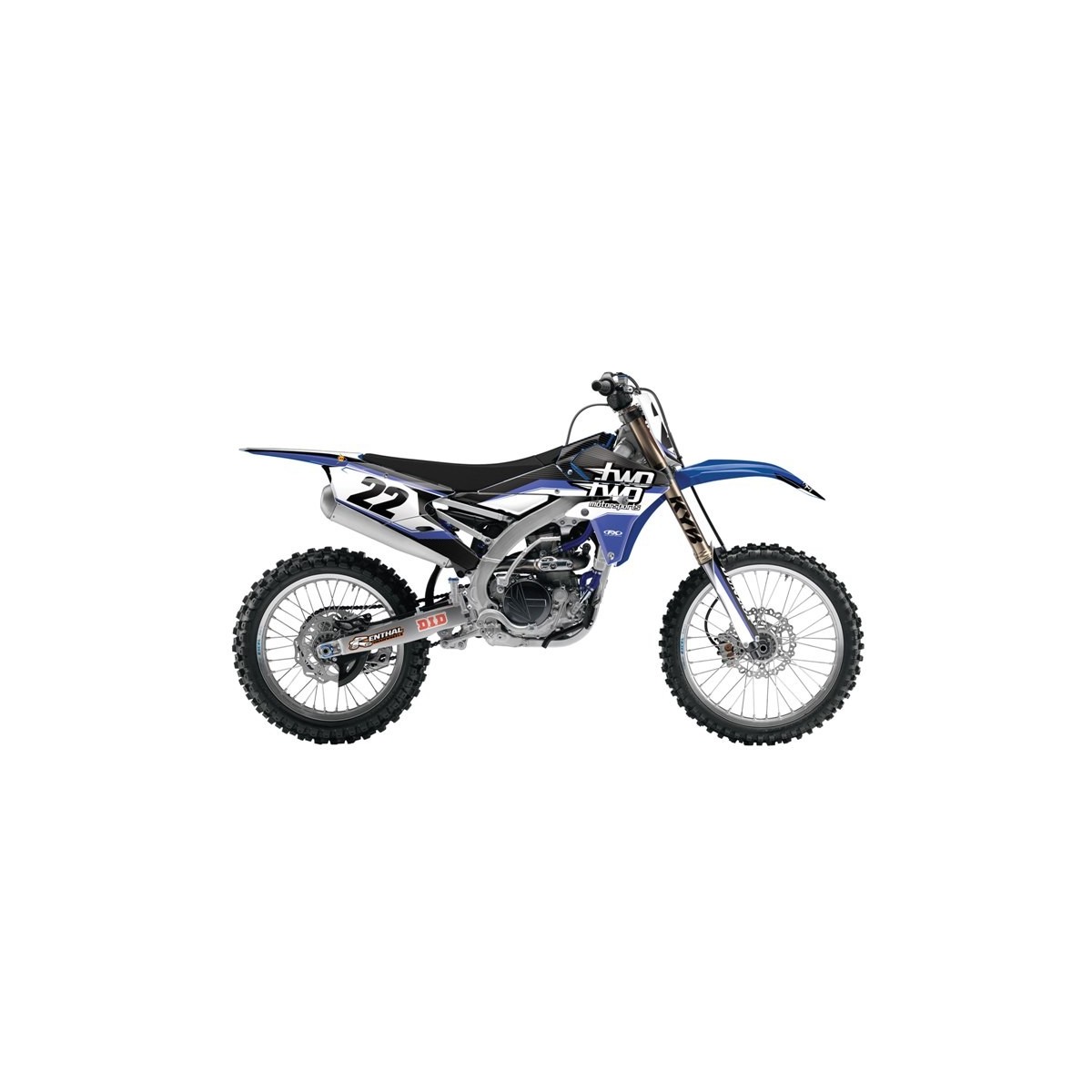 Kit déco cplt TwoTwo FX15(ouies+GBav/ar+bras+fourch)250 YZF10/13 