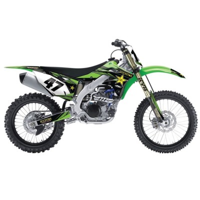 Kit déco cplt Rockstar FX15(ouies+GBav/ar+bras+fourch)450 KXF 09/11 