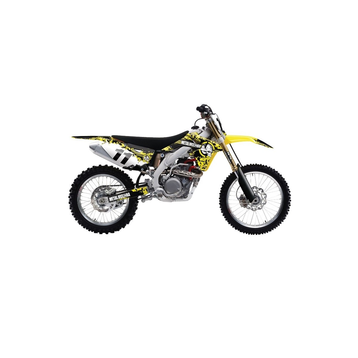 Kit déco seul Metal Mulisha Facory Effex 15 250 RMZ 07/09 