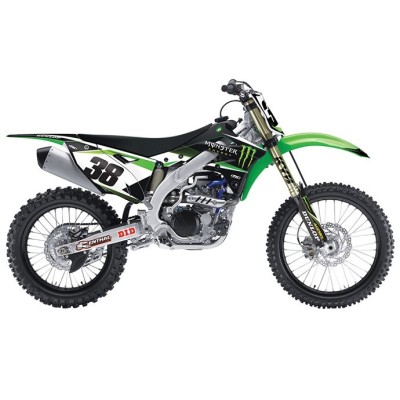 Kit déco cplt Monster FX16(ouies+GBav/ar+bras+fourch)250 KXF 09/12 