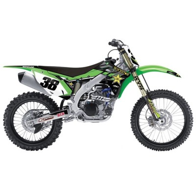 Kit déco cplt Rockstar FX16(ouies+GBav/ar+bras+fourch) 450 KXF 09/11 
