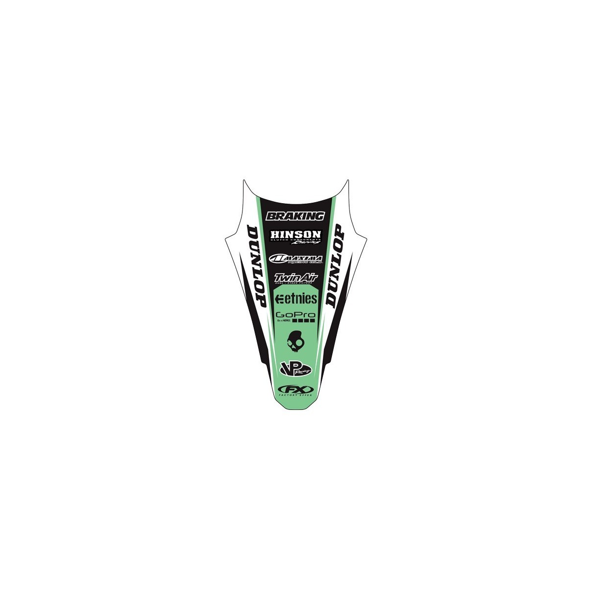 Déco garde boue arrière Factory Effex 250 KXF 13/16+450 KXF 12/15 