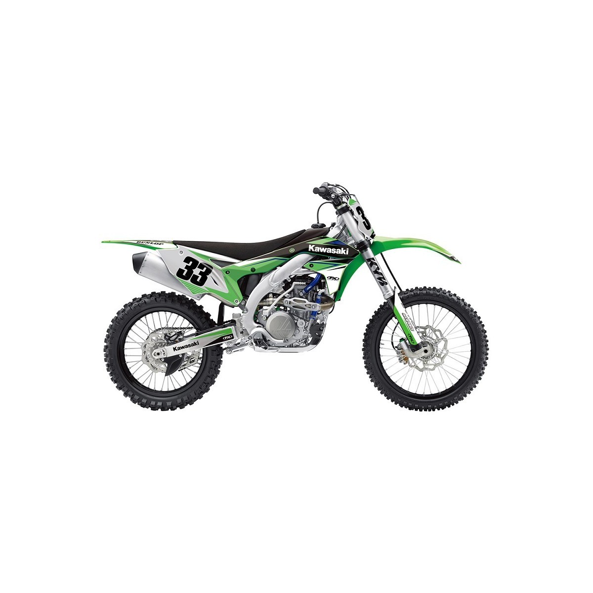 Kit déco seul Evo 14 series Factory Effex KLX-R 450 08/09 