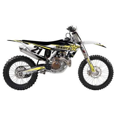 Kit déco seul Evo 15 series Facory Effex black/yellow HVA TC 85 14/17 