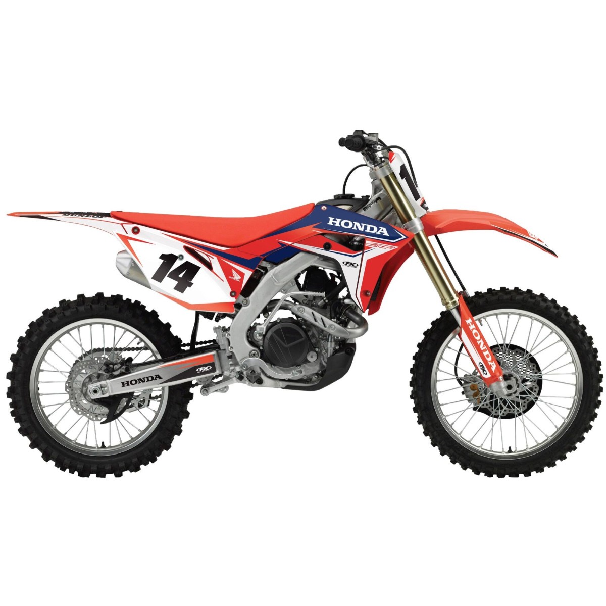 Kit déco seul Evo 16 series Factory Effex CRF 250 10/13+CRF 450 09/12 