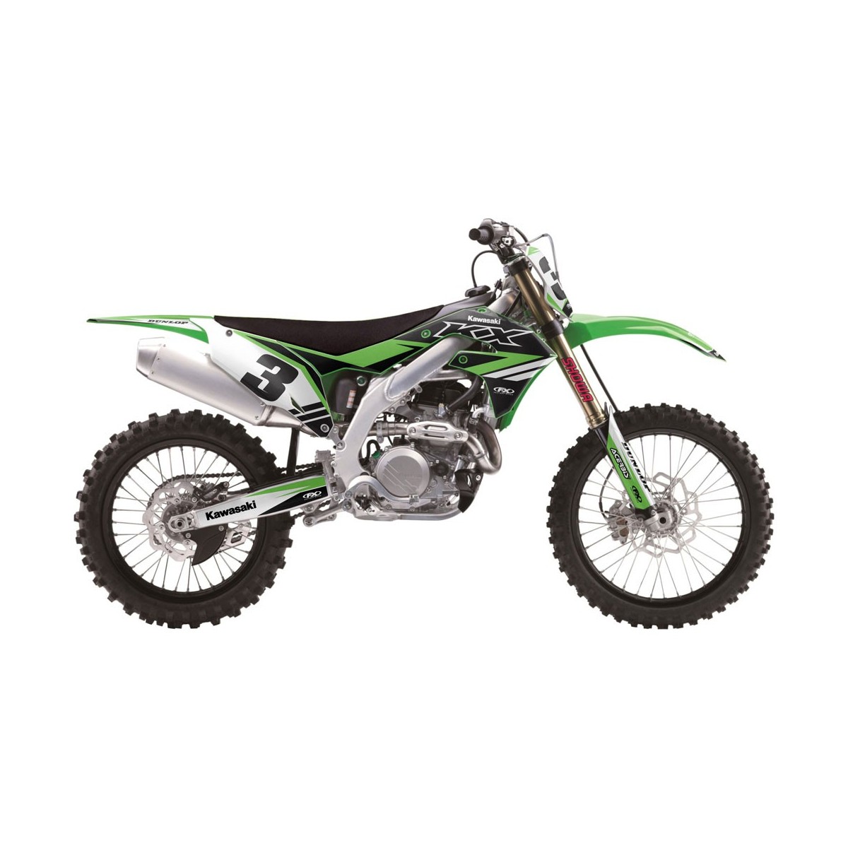 Kit déco seul Evo 17 series Factory Effex KXF 450 06/08 