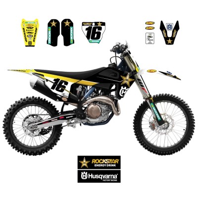 Kit déco cplt HVA Rockstar FX21(ouie+GB+bras+four)TC/FC 125-450 16/18 