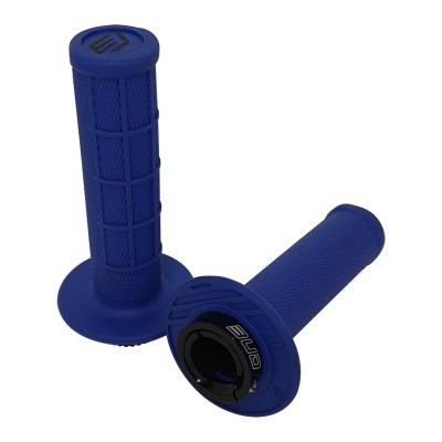 Poignées Bud Racing Lock On Grips 2&4 temps Red (9 cames) 