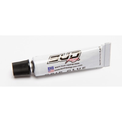 Poignées Bud Racing MX Grip avec tube de colle Red 