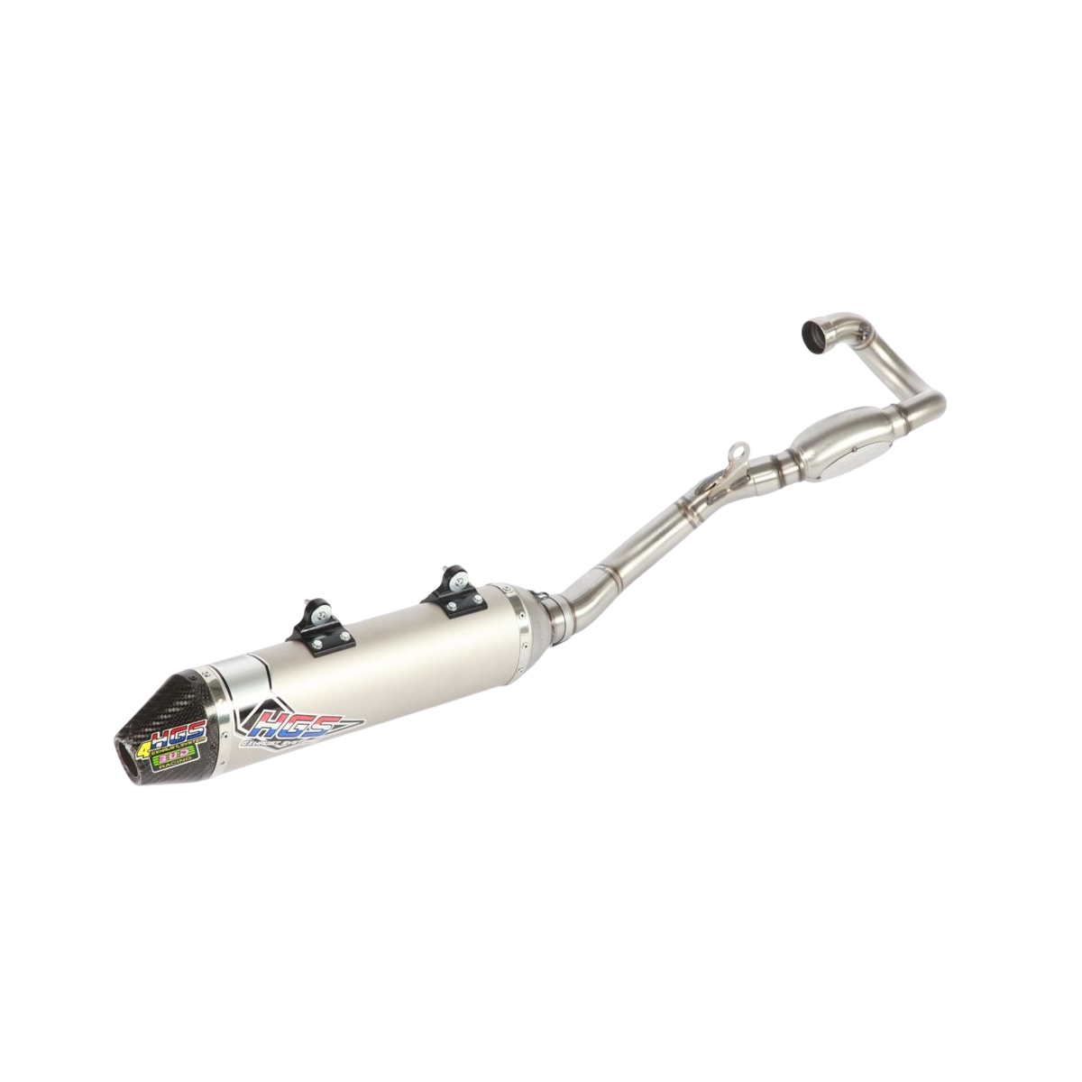 Echappement complet 250 CRF 06/09 inox/alu/carbone bud-hgs CF-206-CCG 