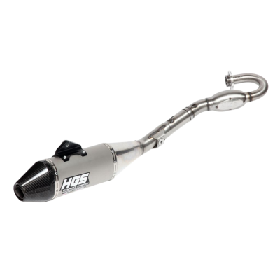 Echappement complet 250 KXF 17/24  alu/inox/carbone bud-hgs 
