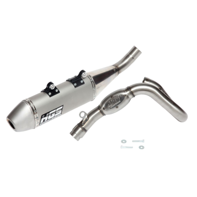 Echappement complet 450 SXF/FC 16/18 inox/alu bud-hgs BEACH RACE 