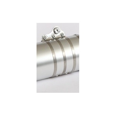 Collier de silencieux HGS T1 Ovale 250cc Double 
