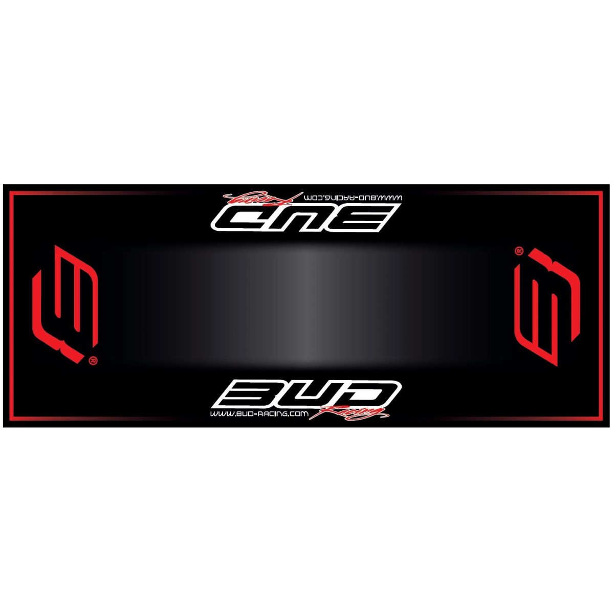 Tapis de sol Bud Racing red 200x80cm 