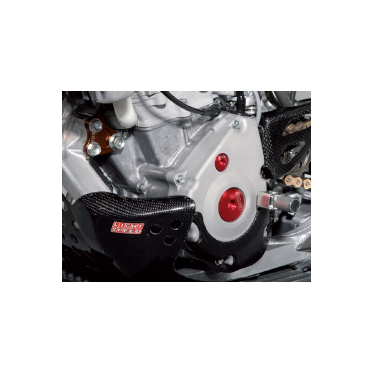 Protection de carter allumage carbone Bud KXF 450 06->15 carbone 