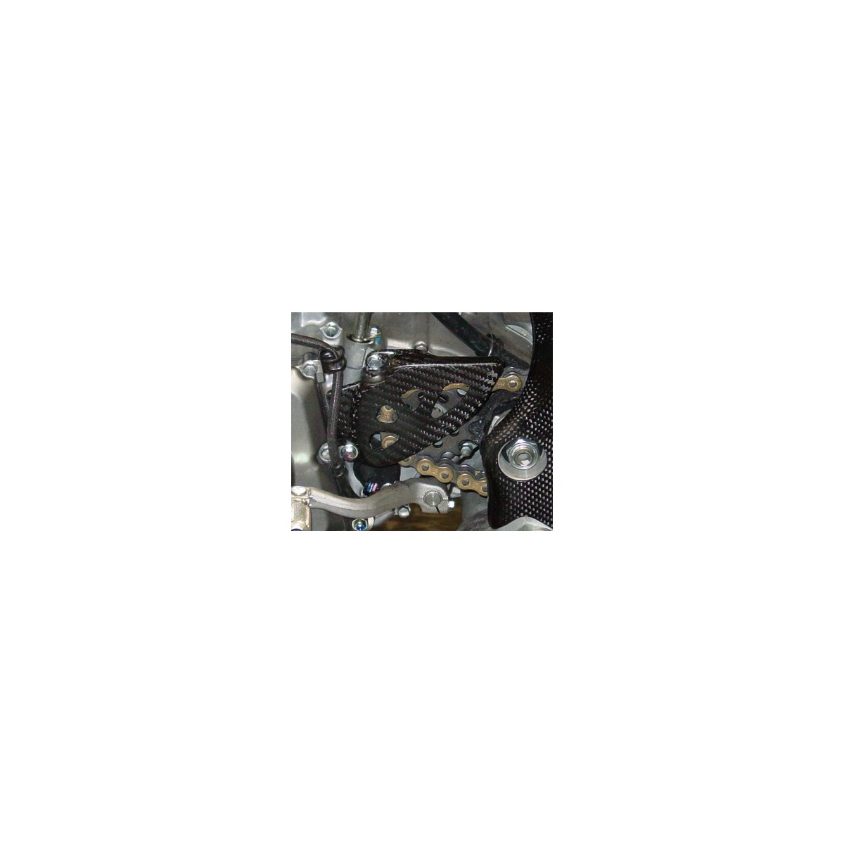 Protection de pignon carbone Bud 450 KXF 06/18 + 250 KXF 17/20 
