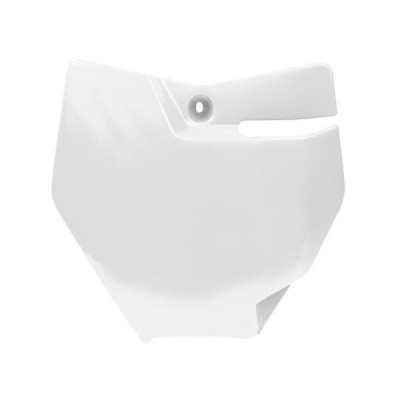 Plaque avant R-Tech KTM 85 SX 04/12 white 