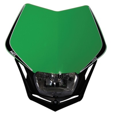 Plaque-phare R-Tech V-Face red/black 