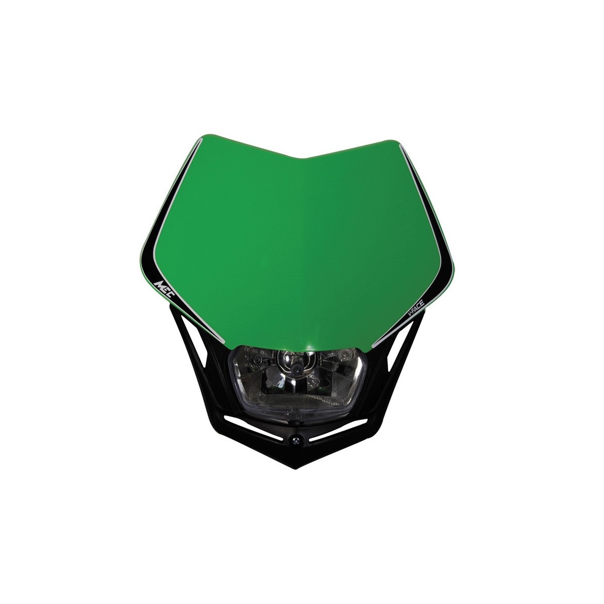 Plaque-phare R-Tech V-Face green/black 
