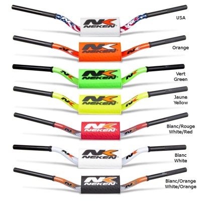 Guidon Neken sans barre 28.6mm 85cc bas Green Fluo - R00026C-GRF 