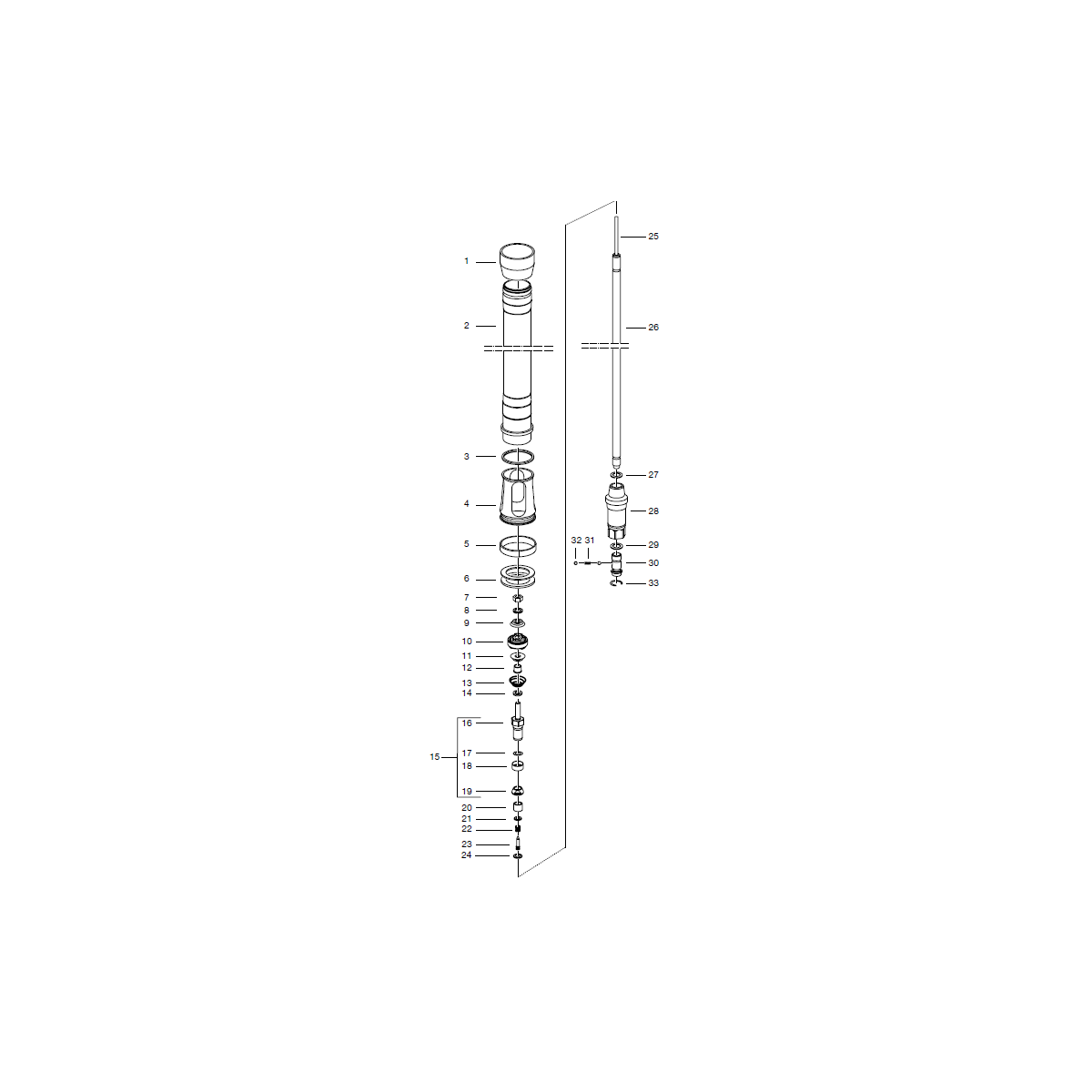 Ressort pour vis de réglage détente fourche Ohlins 