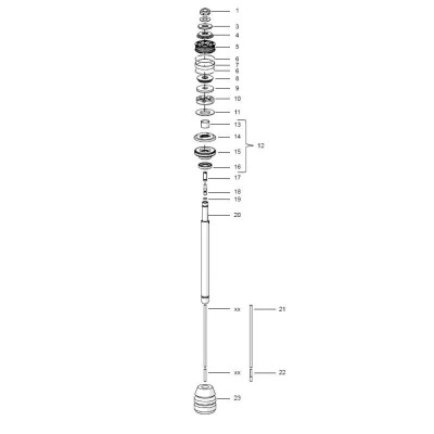 Pion de tige de réglage amortisseur Ohlins  