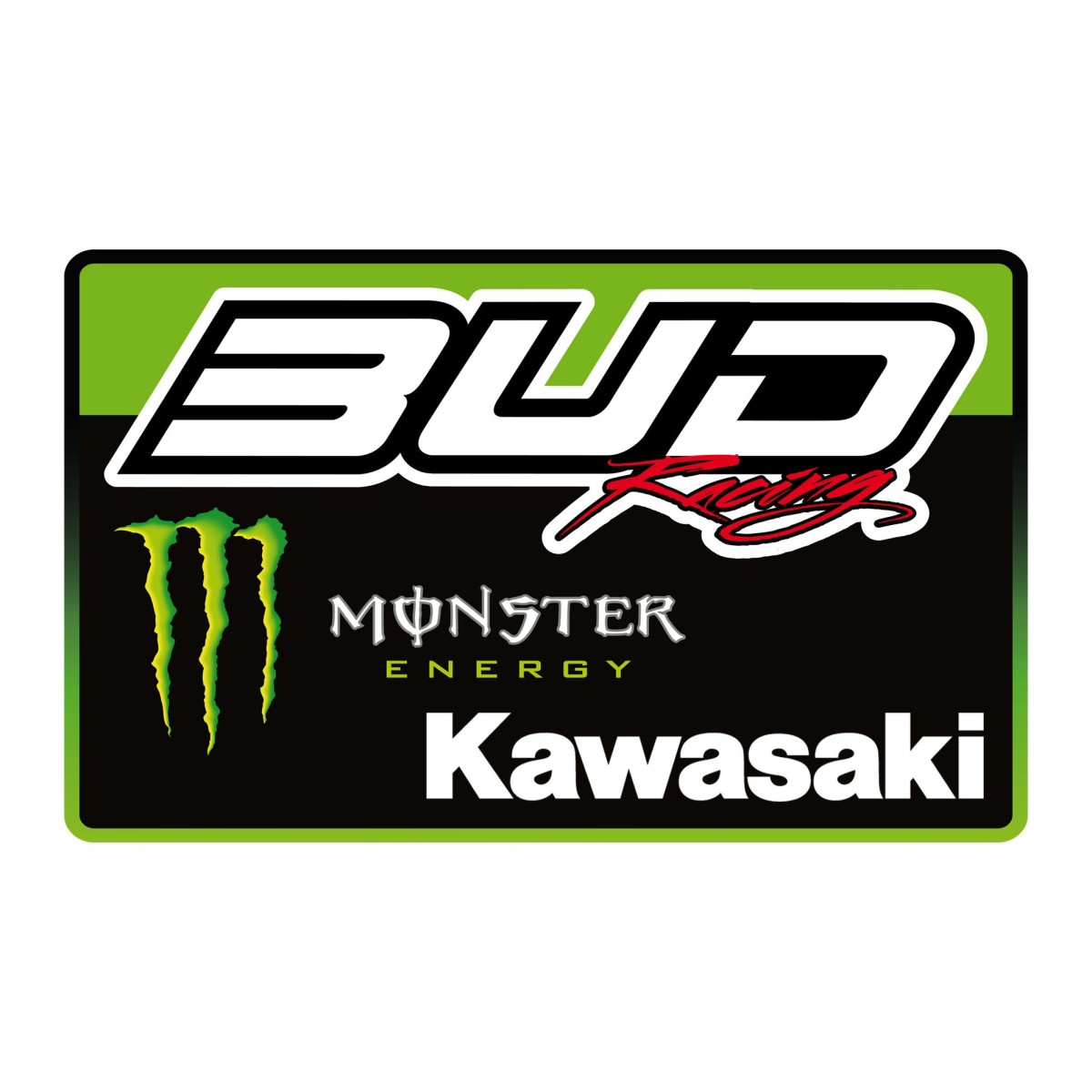 Patch Team Bud racing 83x50mm 