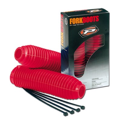 Soufflets de fourche Progrip Ø42/45-60/65mm Red-la paire 