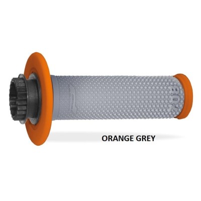 Poignées Progrip Lock On Double Density 708 Red Black 