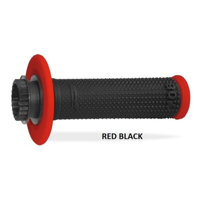 Poignées Progrip Lock On Double Density 708 Red Black 