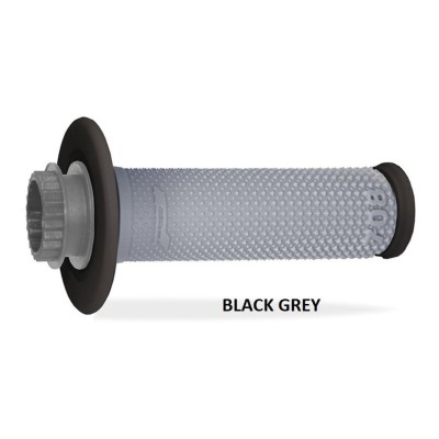 Poignées Progrip Lock On Double Density 708 Black Grey 