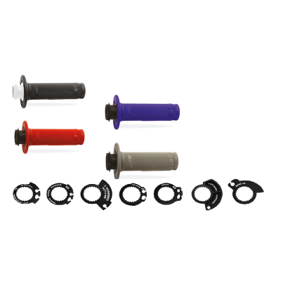 Poignées Progrip Lock On Single Density 709 Red 