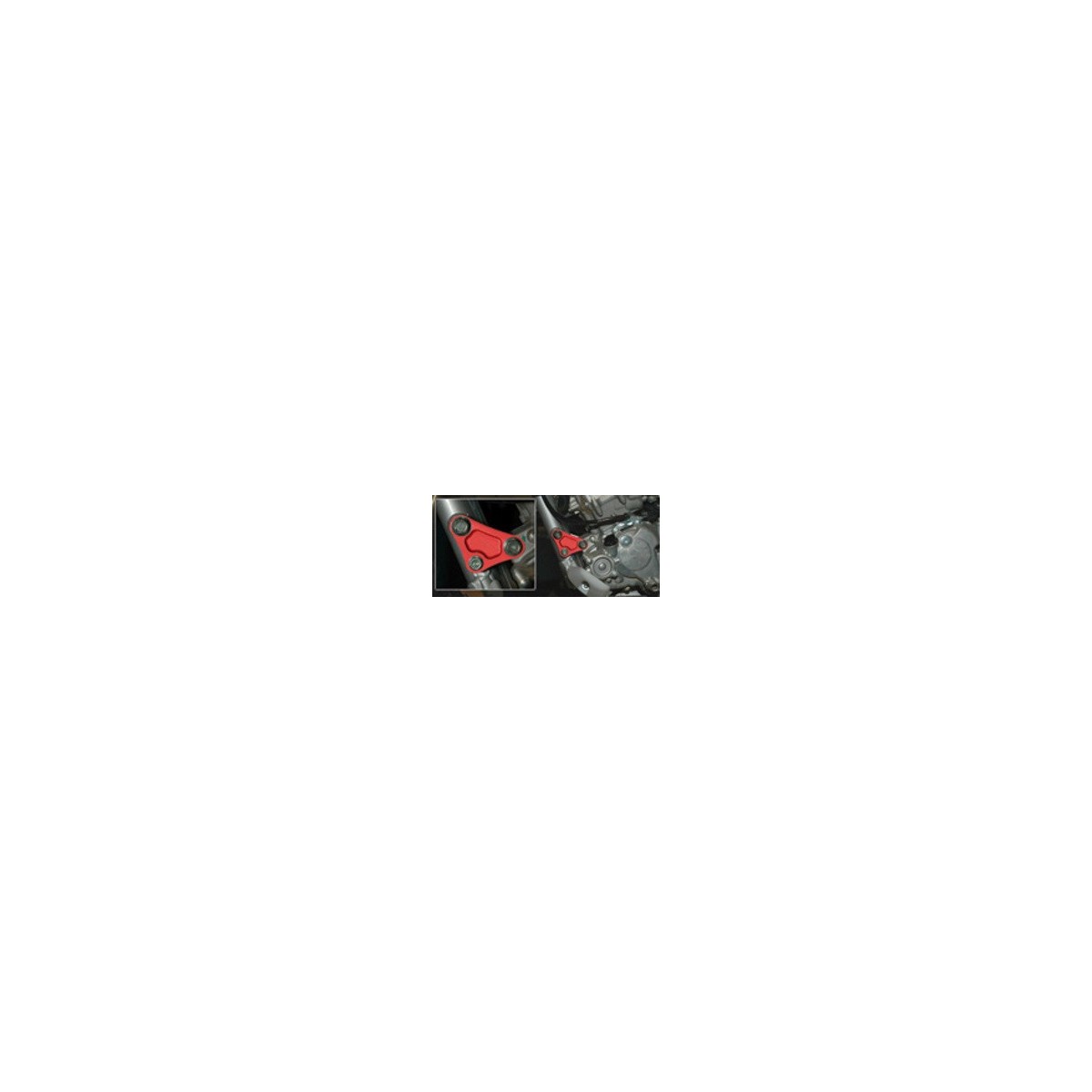 Patte support moteur alu CNC Bud CRF 150 