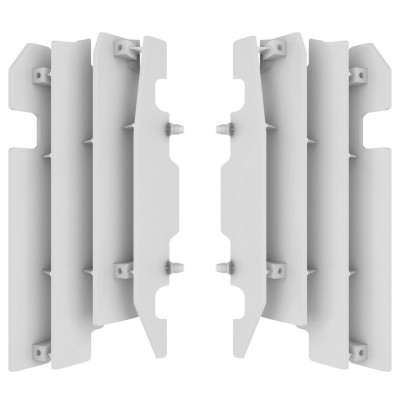 Grilles de radiateur Polisport CR 125/250 05/07 white-la paire 
