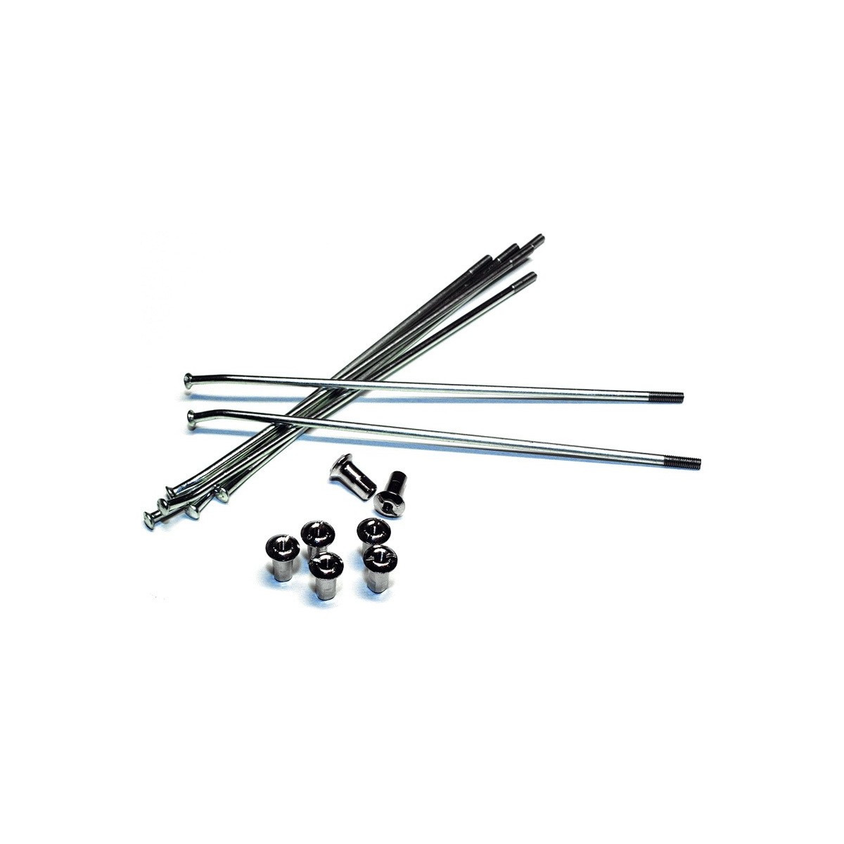 Rayon + tete diam. 4mm acier zingué 210mm 170°-KTM AR+CRF AR(Disque) 
