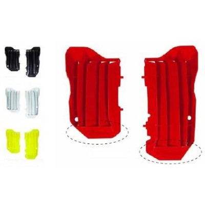 Grilles de radiateur Racetech CRF 250 20/22 Flo yellow-la paire 