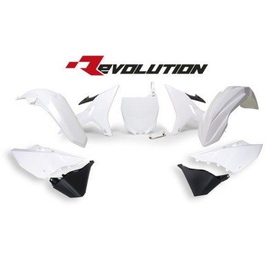 Kit plast REVOLUTION Sans Réservoir Yam 125/250 YZ 02/21 Flo yellow 