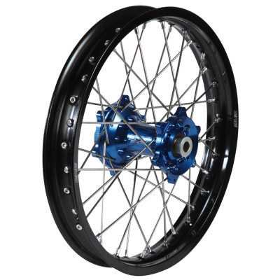 Roue arriere complete 85 YZ/RM silver/red PR 