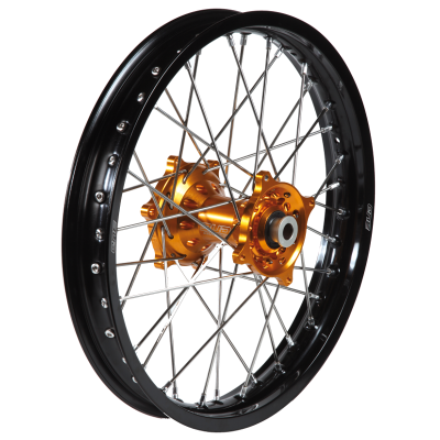Roue arriere complete 85 YZ/RM silver/red PR 