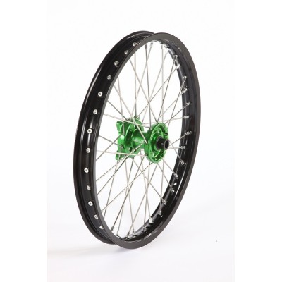 Roue avant BUD V5 125-250 KX/F 06/20 + 450 KXF 06/18 Red/Black 