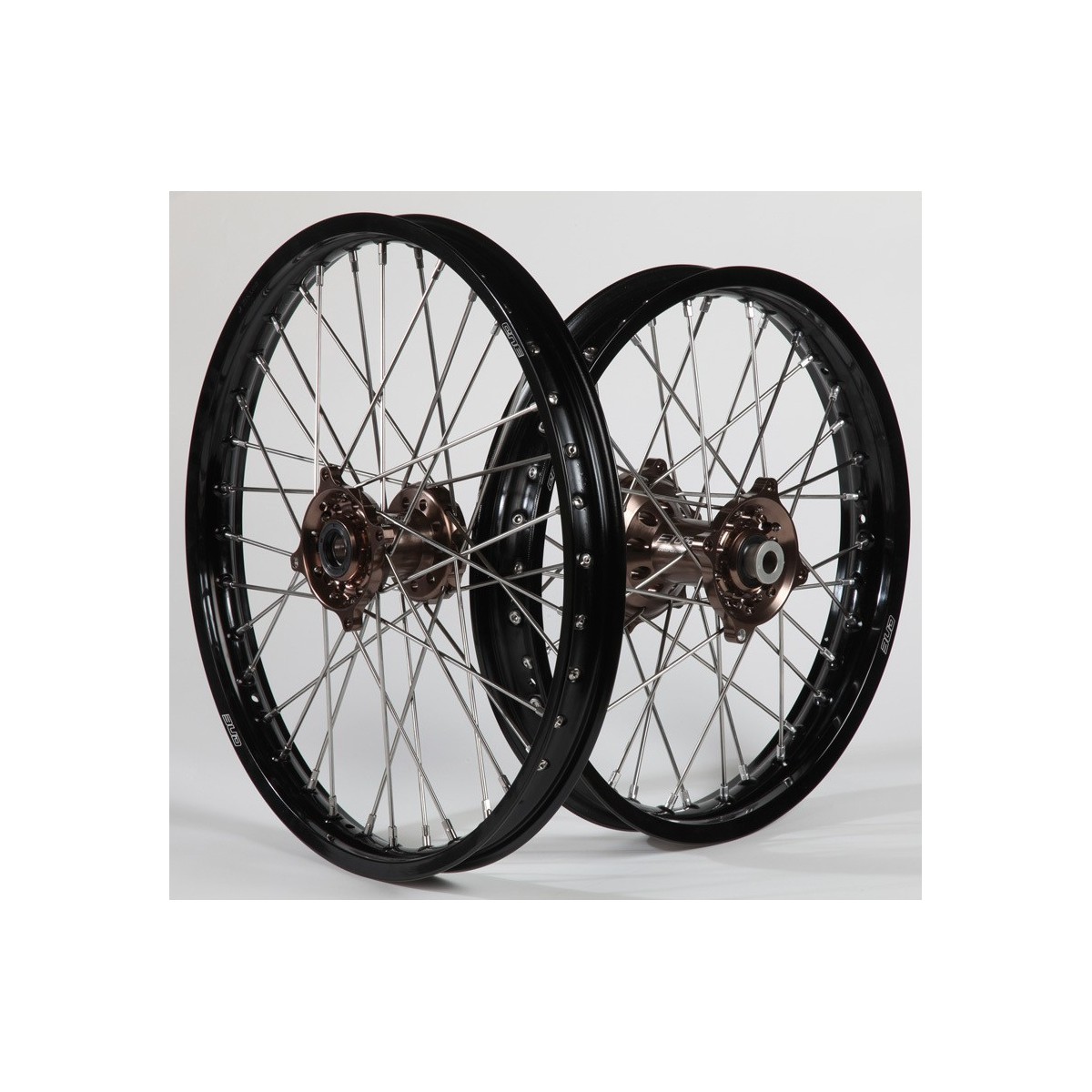 Roues AV + AR BUD V5 125-250CR all+250CRF04/13+450CRF02/12 Rd/bk 