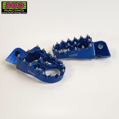 Repose pieds Bud alu/inox RM 85 all - silver 7075 