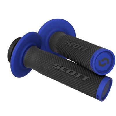 Poignée Scott SX II Lock on + Cam set Black / Blue 
