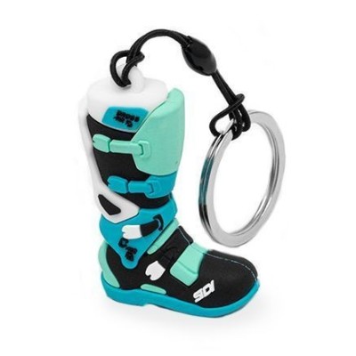 PORTE CLES BOTTES SIDI CROSSAIR X PETROLE/NOIR 